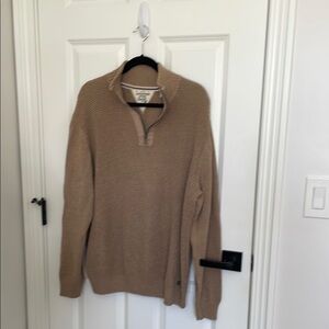 Weatherproof Vintage waffle weave sweater